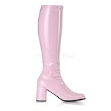 Ellie Shoes Women's GOGO 3" Heel Zipper Pink Boot