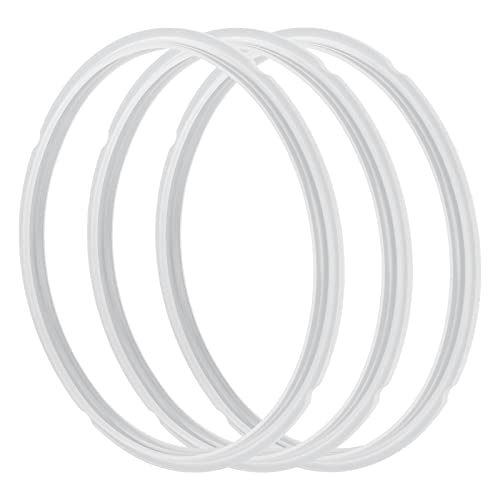 Silicone Sealing Ring for Instant Pot Sealing Ring for 6 / 5Qt Food-Grade Replacement Silicone Gasket Seal Rings Fit for IP-DUO60, IP-LUX60, IP-DUO50, Smart-60, IP-CSG60 Pressure Cooker-3Pack