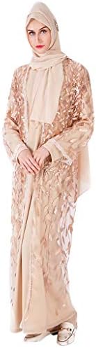 Muslim Dresses for Women,Muslim Abaya with Waist Belt,Muslim Women Dress Islamic Long Sleeve Maxi Abaya Kaftan Arab Clothes