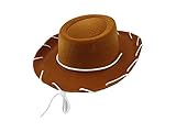 Child Western 1950's Style Kids Cowboy Ranch Hat, Brown, One Size