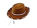 Child Western 1950's Style Kids Cowboy Ranch Hat, Brown, One Size