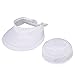 VBIGER Butterfly Knot Sun Wide Brim Visor Floppy Fold Beach Hat (White)