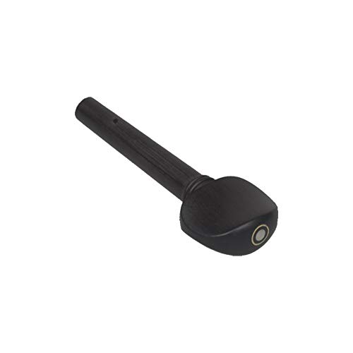 BEESCLOVER 4 Pcs 4/4 Ebony Wood Violin Fiddle Tuning Pegs Endpin Set Replacement Tool for ce