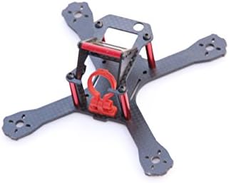 Lapdrone 140mm Full Carbon Fiber X Frame Kit FPV Drone Parts Micro Quadcopter RC Multicopter Runcam Swift hs1177 Camera Compatible Miniquad 1306 Motor Indoor DIY Small Quad