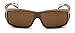 Mr.O Fitover Polarized Sunglasses with Luxury Microfiber Pouch (Coffee, Amber)