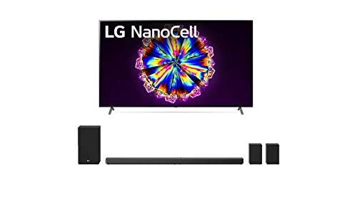LG 65NANO90U 65" 4K Ultra High Definition Nano 90 Series Smart TV with an LG SN11RG 7.1.4 Ch Sound B