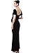 Momo Maternity Tee Shirt Column Dress - Black M