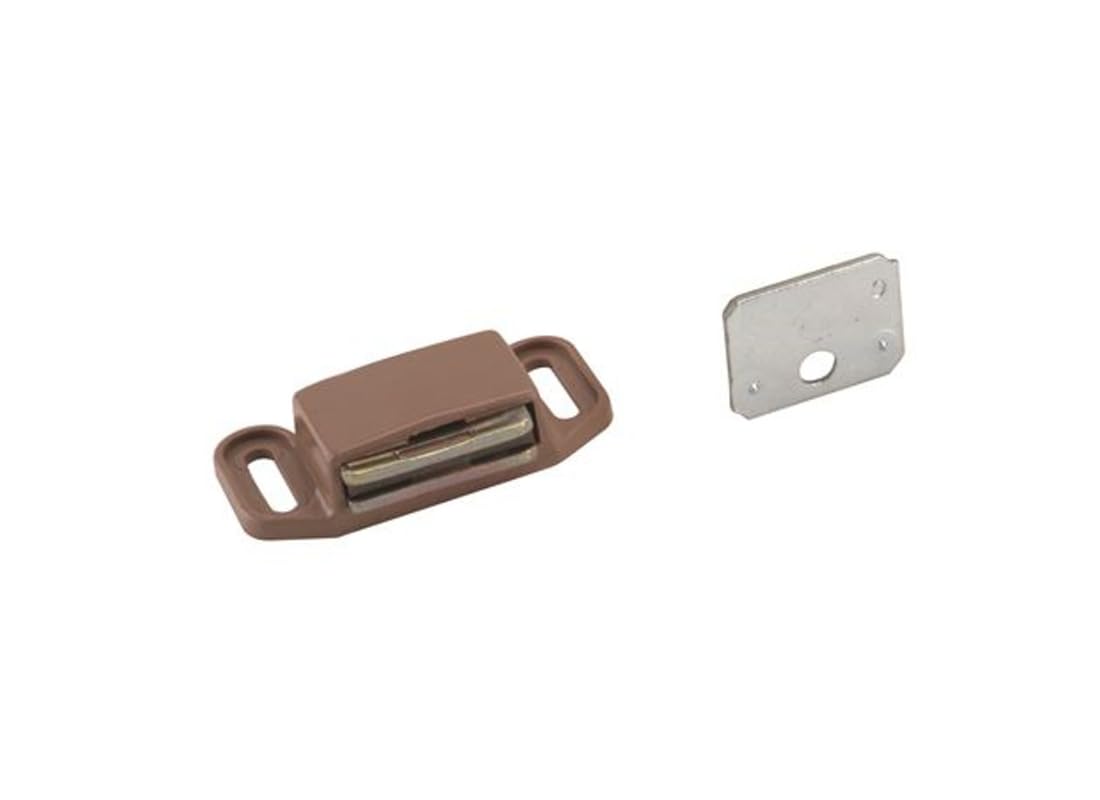 Photo 1 of Amerock | Magnetic Cabinet Catch | Tan | 2 inch (51 mm) Length | 10 Pack | Door Catch | Cabinet Door Latch | Magnetic Door Latch
