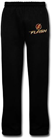 The Flash Logo Man Long Sweat Pants Tracksuit Bottoms Workwear Slim Sweatpants