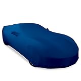 2014-Current C7 Corvette Indoor Ultraguard Stretch Satin Car Cover (Blue)