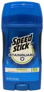 Mennen M-BB-1516 Speed Stick Stainguard Fresh by Mennen for Men - 2.7 oz Deodorant Stick by Mennen Speed Stick