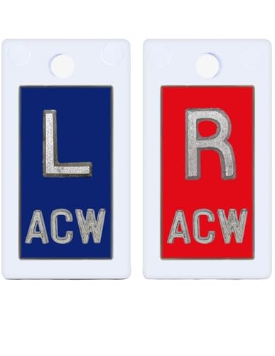 X-Ray Markers (Plastic) - Blue/Red, Left & Right