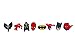 AVIRGO 8 pcs Shoe Charms Set # 17-1
