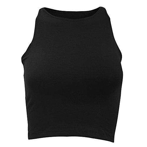american apparel cotton spandex sleeveless crop top