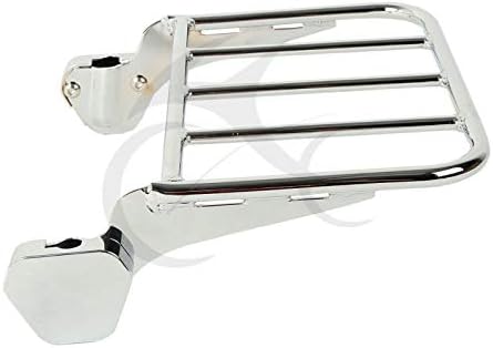 SOMITI | Carrier Systems | Luggage Rack Heavy Duty Caps for Harley Road King FLHT FLHX FLTR 97|08 Sissy Bar