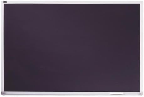 Quartet Porcelain Surface Black Chalk Board-Chalk Board, Porecelain, Aluminum Frame, 4'x6', Black