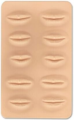 Yephets 3 Pcs Pro Tattoo Practice Skin 3d Cosmetic Permanent Makeup Lips Practice Skin (Lips)