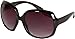 Sakkas GA4565 Retro Oversized Frame Fashion Sunglasses - Black