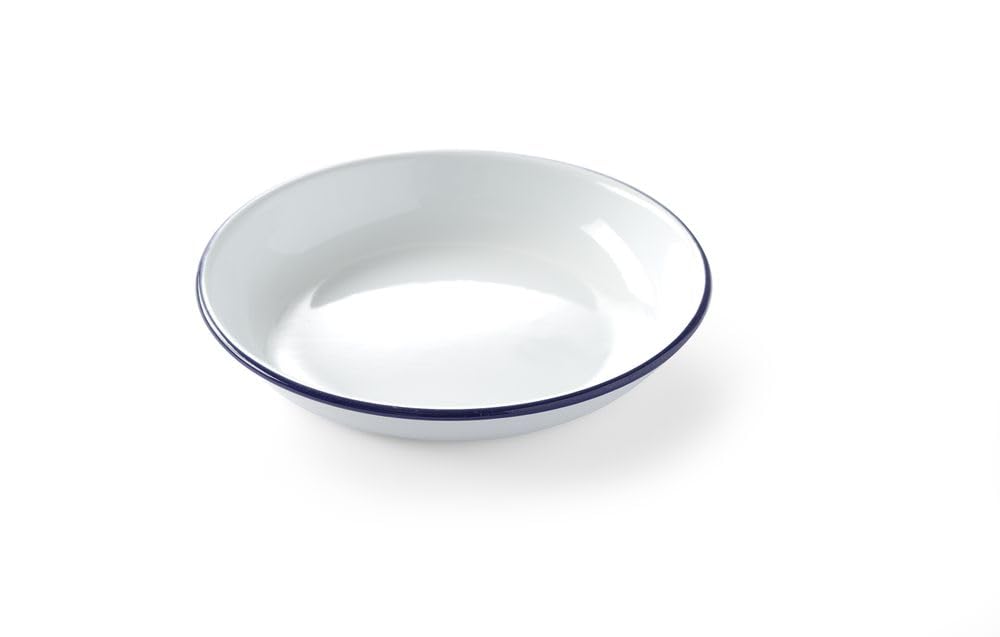 HENDI Deep plate, enamelled, ⌀180 mm