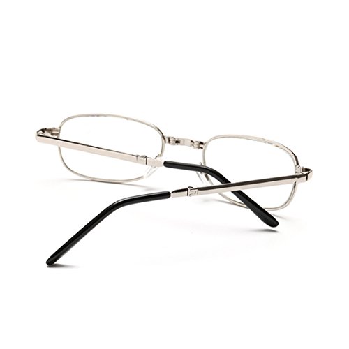 Kalevel Reading Glasses Men Women 4.0 Foldable Reading Glasses Presbyopic Glasses