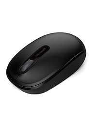 Ratón móvil inalámbrico Wireless Mobile Mouse 1850 de Microsoft, Negro