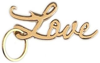 AtzilooseWedding Favors Love Key Chain Bottle Opener Bachelorette Party Gift Favor (Gold) Valentines Day Gifts for him