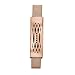 CAGOS Compatible with Fitbit Flex 2 Bands, Stainless Steel Mesh Loop Wrist Metal Mesh Replacement Accessory Replacement for Fitbit Flex 2(Rose Gold)