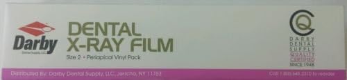 Darby Intraoral D-Speed X-ray Double Film Dental DF-57 Adult Size 2 Periapical