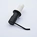 Hiendure Built in Deck Mount Black Painting Stainless Steel Pump Liquid Lotion Kitchen Countertop Soap Dispenser, with 13 Ounce Bottle