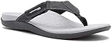 Orthaheel by Vionic Ryder Men US 12 Black Flip Flop Sandal