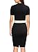 REPHYLLIS Women's Vintage One Piece Office Wear to Work Pencil Dress