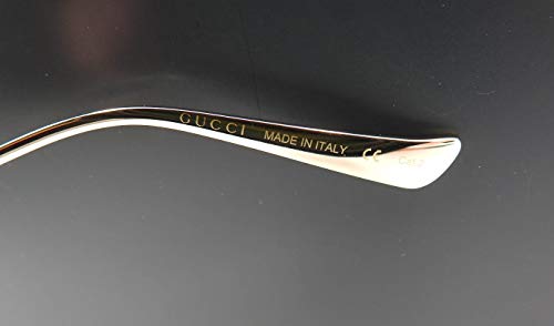 Gucci GG0225S 003 Gold/Green GG0225S Round Sunglasses Lens Category 2 Size 63 - Image 6