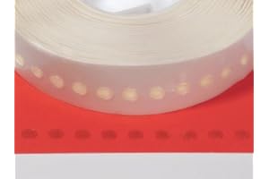 MILLER SUPPLY INC Dot Shot Pro Dispenser 1/4" Diameter Stitch Style Glue Dot Refills - High Tack/Low Profile (3,000 per Roll) - AB-410-2-14