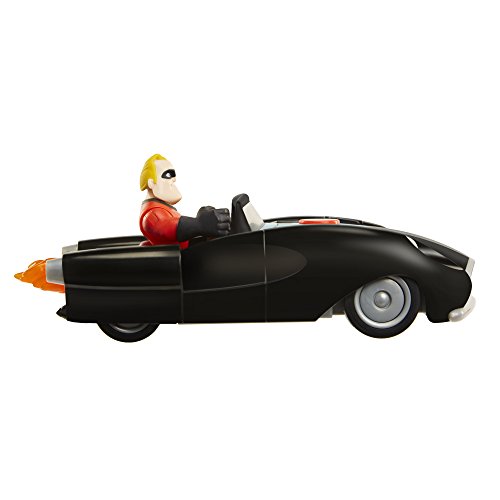 The Incredibles 2 Incredibile Car & Mr. Incredible Action Figure 2-Piece Set, Black Car and Red Mr. Incredible Figure, Medium