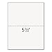 Perforated Paper Alliance Laser Cut Sheet 8.5 x 11 inch, 20 lb, 92 Bright - Made In The USA (5.5 From Bottom, 2,500 Sheets | Case)