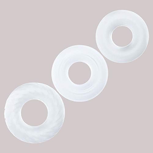 ZHANGZZ Increase time and Restore self-Confidence Elastic Ring Delay Toys for Men Ring Silicone Lasting Training Product Shop,Type C