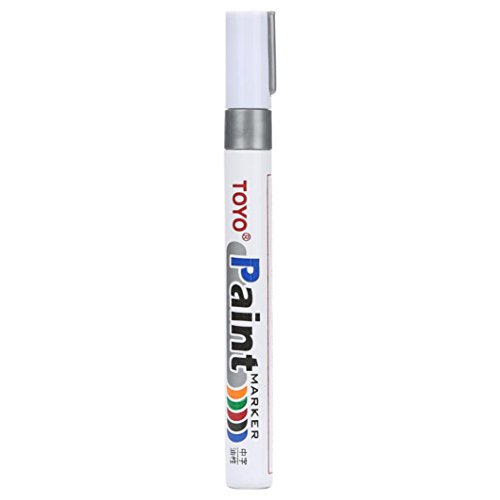 Highlighter Pen,Fullfun Permanent Waterproof Car Tyre Tire Metal Paint Marking Pen (silver) - Thumbnail 4