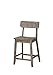 Boraam Torino Counter Height Stool, 24-Inch, Barnwood Wire-Brush