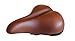 Seat, city bike Saddle PLUSH for Women and Men Cruiser, with elastomer, Brown