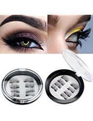 Magnetic false eyelashes - 2 pairs (8 pieces) ultra thi…