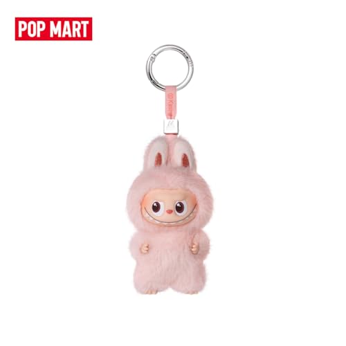 POP MART THE MONSTER PIN FOR LOVE SERIES - Vinyl Plush Pendant Blind Box (N-Z) Labubu Doll 1PC Random Keychain Collectible Charm Creative Art Figure Decor, Ideal Gifts for Birthday Holiday
