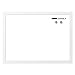 Quartet Magnetic Whiteboard, 17 x 23 inches White Board, Dry Erase Board, White Frame (MWDW1723M-WT) primary