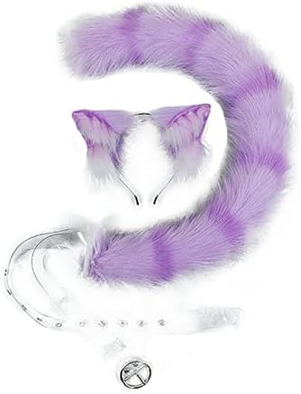 Diadema De Orejas De Gato Con Collar De Corazón – Set Cosplay Neko, Con Campanas, Para Niños Y Adultos