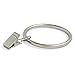 Ivilon Curtain Rings - Set of 14 Decorative Drapery Rings Curtain Clip Rings with Strong Clips 2