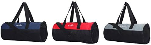 Sassie 3 Pcs Combo of 12 LTR Gym Bag & Duffel Bag (Pack of 3) (Blue, Red & Grey) (SSN-2019)