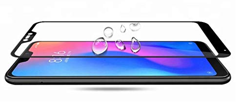 JGDWORLD Mi 6 pro 6D Tempered Glass Full Glue for Redmi 6 pro Tempered Glass, Full Edge-Edge Screen Protection for Mi 6