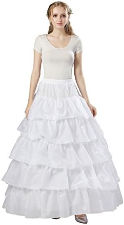 Clearbridal Women's White Wedding Petticoats Underskirt for Party Ball Gown