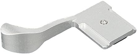 Metal Thumbs Up Grip for Canon EOS M G11 G12 G15 G1X Nikon P7100 P7700 COOLPIX A, Fujifilm X100 X100S X-E1 X20 X-pro1 Pentax Q Q7 Q10 K10, Leica X Vario D-Lux 6 5 X2 ME M9 M9-P M8(Silver)