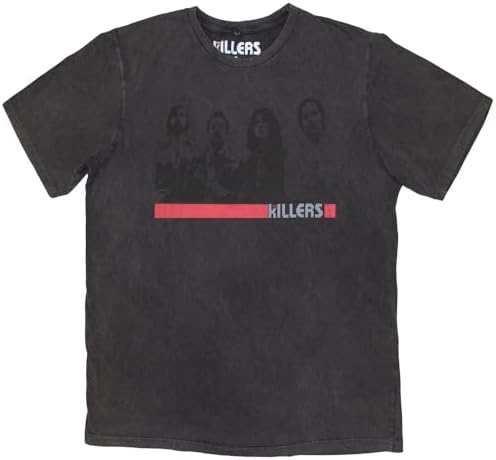 Amazon.com: The Killers T Shirt Red Bolt Band Logo Official Mens