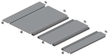 Schneider NSYEC1262 2 Entry Cab Gland Pla, 1200x600 SF, White